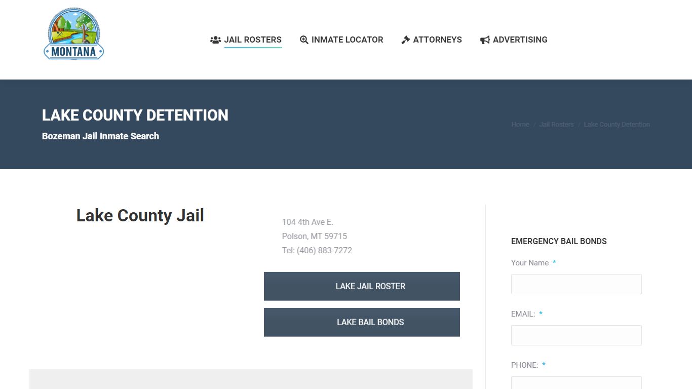 Lake County Jail Roster | Find an Inmate in Lake County Jail